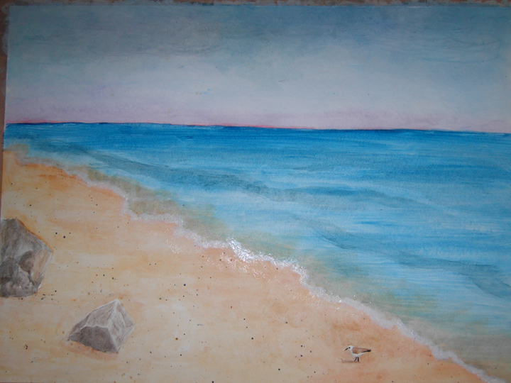 ocean2 painting in progress