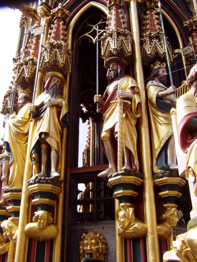 detail of the Beautiful Fountain, Schoenebrunnen