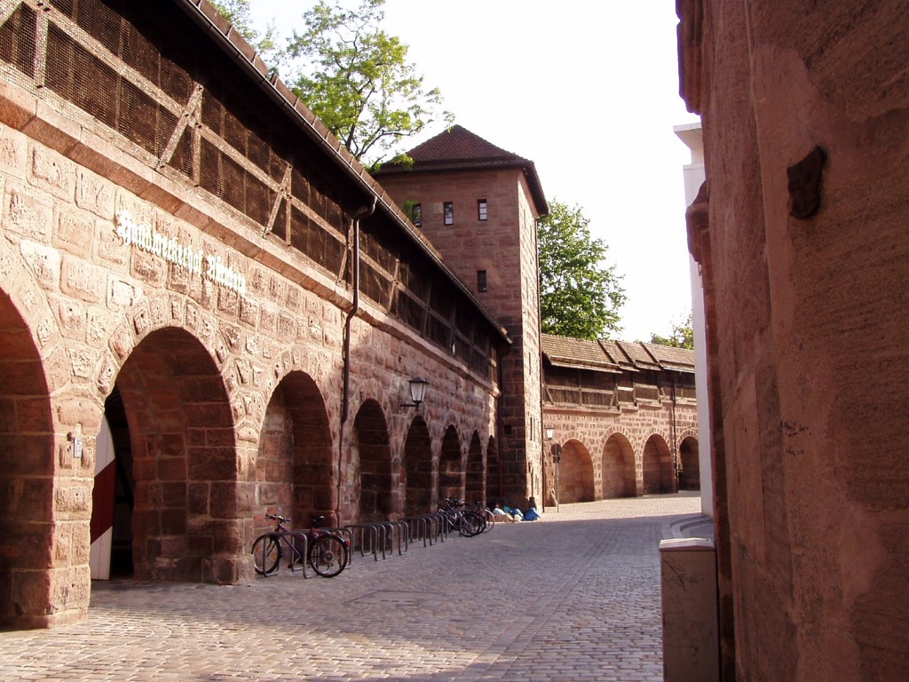 Outer Wall in Nürnberg outer wall of old city walls in Nürnberg